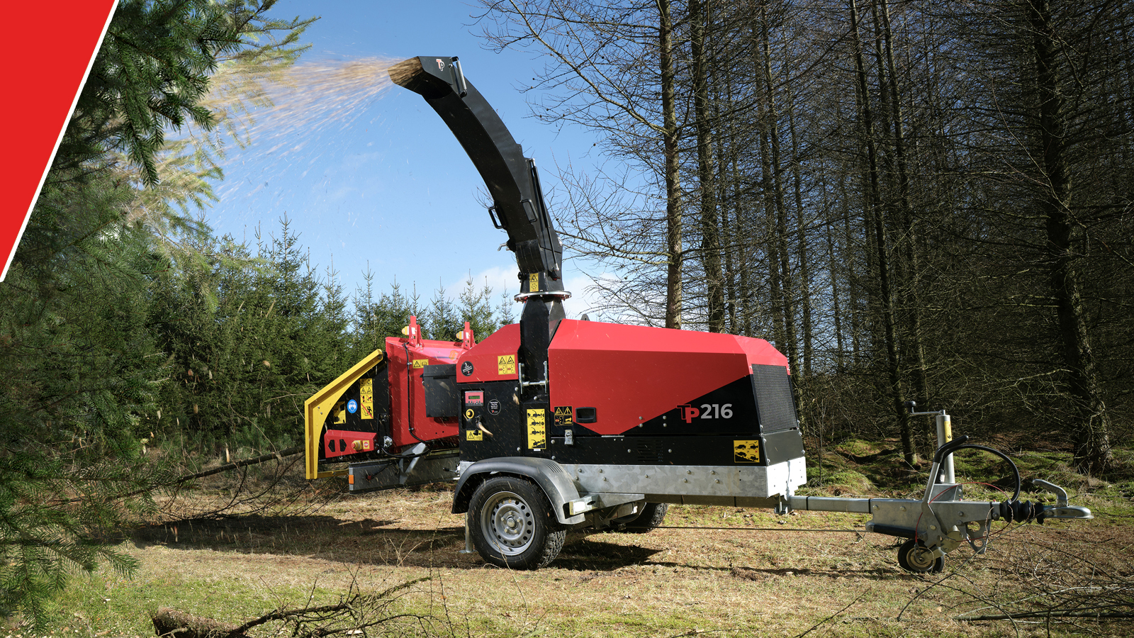 Nieuwe TP 216-serie houtversnipperaars